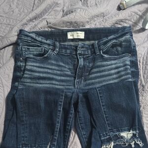 BKE Payton Blue Distressed Women's Jeans